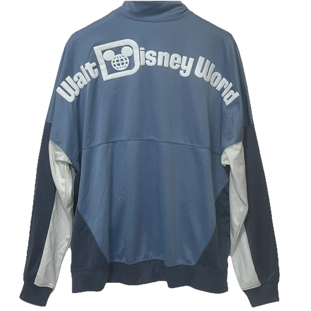 Walt Disney Parks World Retro Full Zip Track Jacket Spirit Jersey Y2K Men 2XL